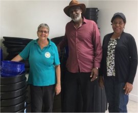 Sawyer PointOne Water Filtration System donated to the Bahamas Feeding Network
