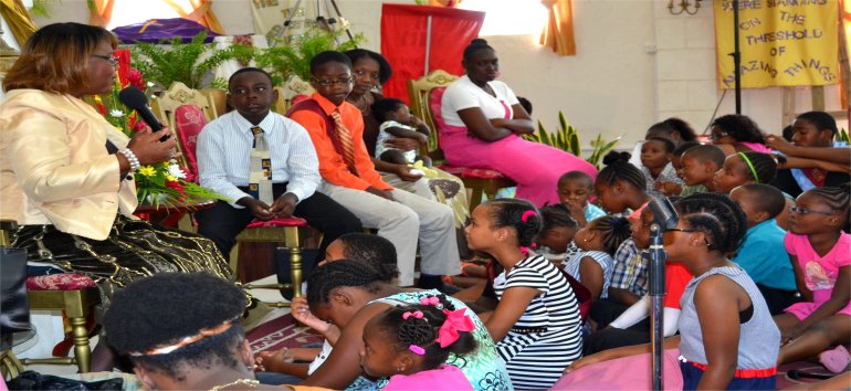 Mount Zion's Missions Inc Barbados Foursquare Church founded by Apostle Lucille Baird hosts Easter Bonnet parade 2016