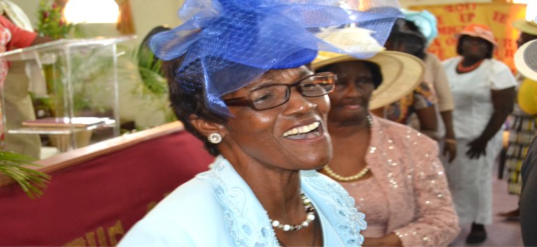 Mount Zion's Mission Foursquare Barbados Church celebrates Hat Sunday at the end of Women's Month