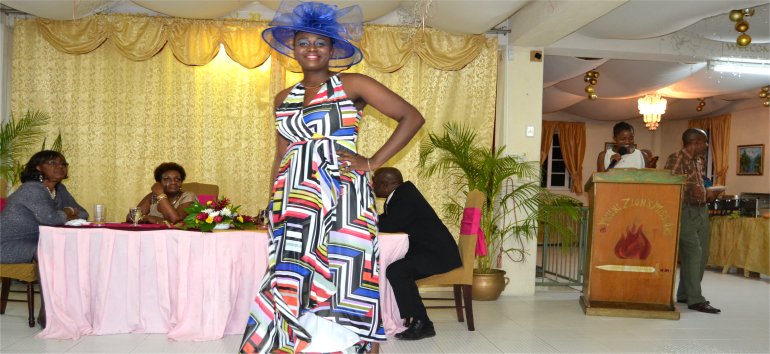 Mount Zion's Missions Inc Barbados Foursquare Church Fashion Show 2018 at the Special Dinner