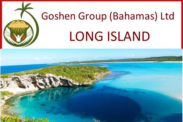 Goshen Group a new Caribbean Development including Residency by Investment in Long Island Bahamas including Eco Agro and Beachfront glamping and Boutique Hotel Resorts