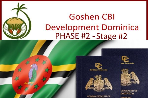 Goshen Group Dominica Phase #2 Stage #2 introducing a new Caribbean Development including Citizenship by Investment in Dominica Grenada Nevis and St Lucia Eco Agro and Beachfront glamping and Boutique Hotel Resorts