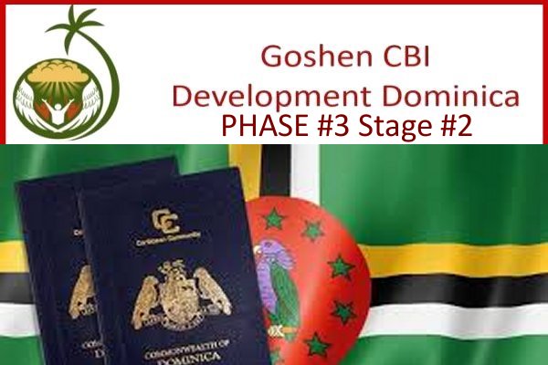 Goshen Group Dominica Phase #3 Stage #1 introducing a new Caribbean Development including Citizenship by Investment in Dominica Grenada Nevis and St Lucia Eco Agro and Beachfront glamping and Boutique Hotel Resorts