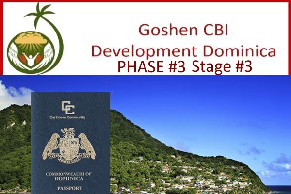 Goshen Group Dominica Phase #3 Stage #1 introducing a new Caribbean Development including Citizenship by Investment in Dominica Grenada Nevis and St Lucia Eco Agro and Beachfront glamping and Boutique Hotel Resorts